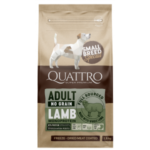 Quattro Dog | Grain Free small bread | Karma sucha 1,5kg