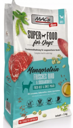 Mac's Dog | Bezzbożowa, monobiałkowa sucha karma dla psów | 3kg
