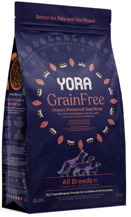 Yora Dog All Breed | Grain Free | Karma dla psów z 40% insektów/owadów