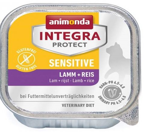 Animonda Cat | Integra Protect Sensitiv | Karma mokra dla kotów z nietolerancją pokarmową - tacka 100g
