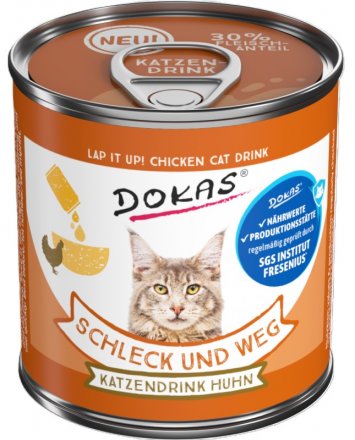 Dokas | Napój dla kota o smaku kurczaka 100g