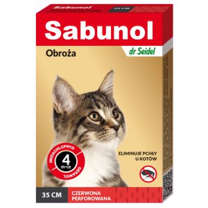Dr Seidel | Sabunol | Obroża biobójcza dla kota 35cm