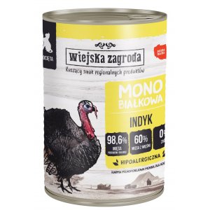 Wiejska Zagroda | Monoproteinowa karma mokra dla kociąt | Puszka 400g