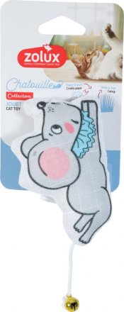 Zolux | CHATOUILLE | Zabawka dla kota dzwonek kocimiętka mysz kołnierzyk 6cm