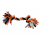 Zabawka dla psa sznur pleciony ORANGE MIX 26cm