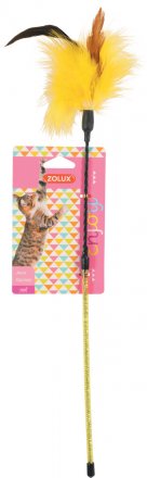 Zolux | Zabawka dla kota | Wędka z piórkami 53,5 cm