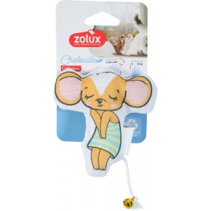 Zolux | CHATOUILLE | Zabawka dla kota dzwonek kocimiętka mysz sukienka 12cm