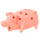 Lateksowa świnia z piszczałką 15cm