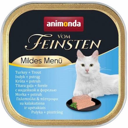 Animonda Cat | Vom Feinsten Adult - Mild Menue | Karma mokra dla dorosłego kota - tacka 100g