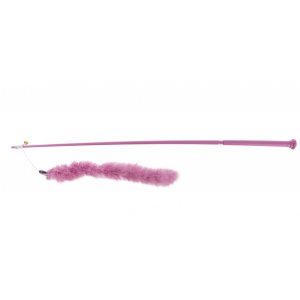 Trixie | Wędka XXL z piórkiem boa, dla kota, 65 cm, z dzwonkiem
