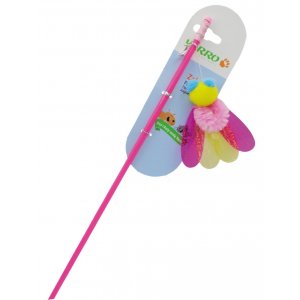 Yarro | Zabawka dla kota | Wędka pszczoła szeleszcząca 40 / 10cm