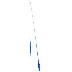 Bubu Pets | Zabawka dla kota | Wędka teleskopowa z gąsiennicą 179cm