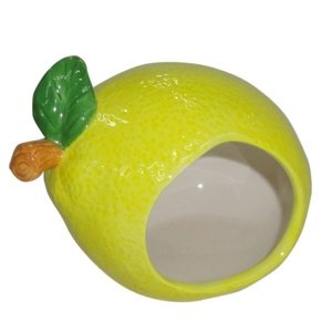 Yarro | Domek ceramiczny dla gryzonia | Cytrynka 12,5x7,5x8,5cm