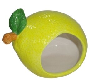 Yarro | Domek ceramiczny dla gryzonia | Cytrynka 12,5x7,5x8,5cm