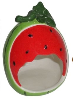 Yarro | Domek ceramiczny dla gryzonia | ARBUZ 8,5x7,5x7,5cm