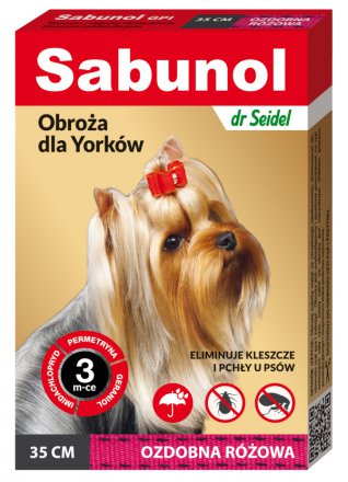 Dr Seidel | Sabunol | Obroża biobójcza dla psa 35cm