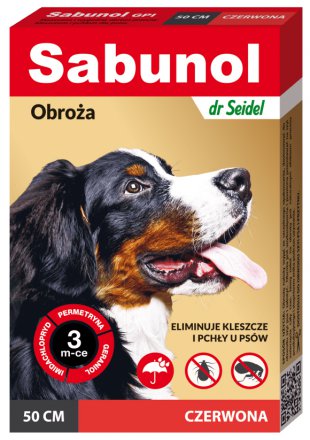 Dr Seidel | Sabunol | Obroża biobójcza dla psa 50cm