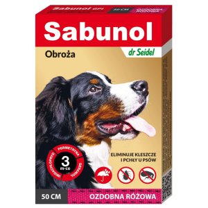 Dr Seidel | Sabunol | Obroża ozdobna biobójcza dla psa 50cm