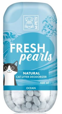 M-Pets | Fresh Pearls Natural | Granulki aromatyzujące do kuwet 450ml