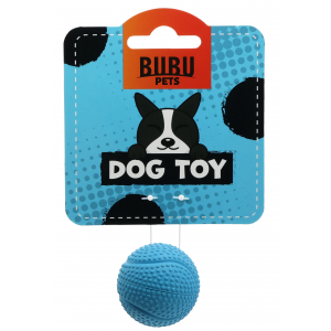 Bubu Pets | Zabawka dla psa | Gumowa piłka sportowa o zapachu wanilii 4,5cm 1 szt.