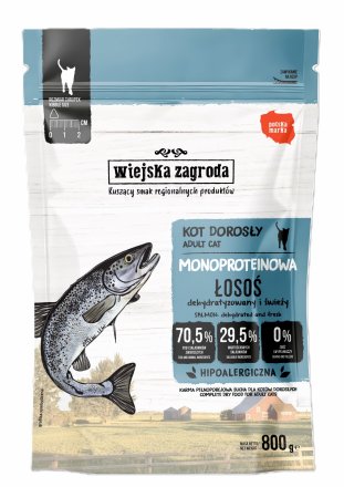 Wiejska Zagroda Kot | Monoprotein | Karma sucha dla kota 800g