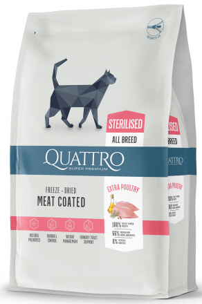 Quattro Cat | Super Premium all bread | Sucha karma dla kota 1,5kg