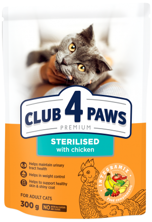 Club 4 Paws Cat | Sucha karma dla kotów | Opakowanie 300g