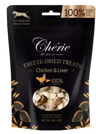 Cherie | Freeze-Dried Treats | Liofilizowane smaczki dla psów 40g