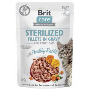 Brit Care Cat | Sterilized | Filety w sosie dla kotów sterylizowanych 85g