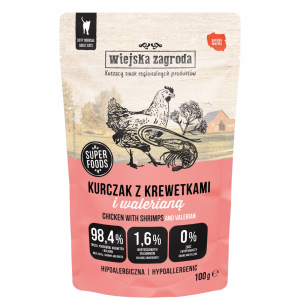 Wiejska Zagroda | Karma mokra dla kota | Saszetka 100g