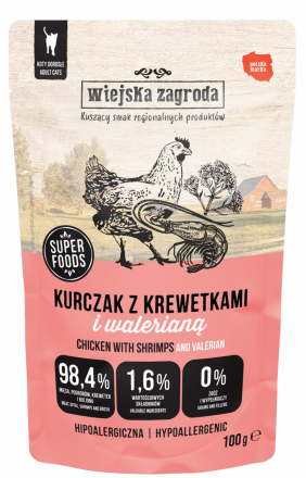 Wiejska Zagroda | Karma mokra dla kota | Saszetka 100g