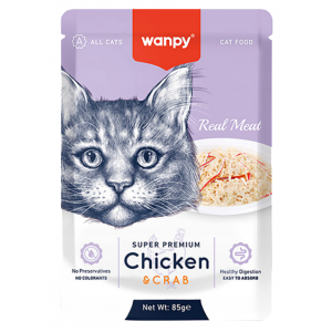 Wanpy Cat | Pokarm uzupełniający w saszetce dla kota 85g