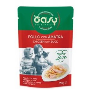 OASY KOT MORE LOVE SASZETKA - KURCZAK & KACZKA 70G