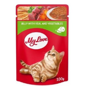 My Love | Adult - Mokra karma dla kotów w galaretce | Saszetka 100g