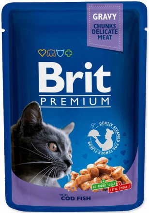 Brit Premium Cat | Mokra karma dla kota | Saszetka 100g