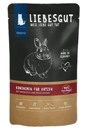 LIEBESGUT CAT | Ekologiczna karma mokra dla kota - saszetka 100g