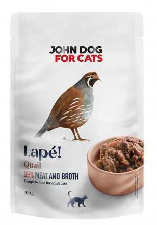 John Dog fo Cats | Lape | Monobiałkowa karma mokra dla kota