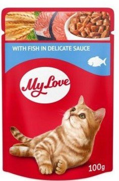 My Love | Adult - Mokra karma dla kotów w sosie | Saszetka 100g