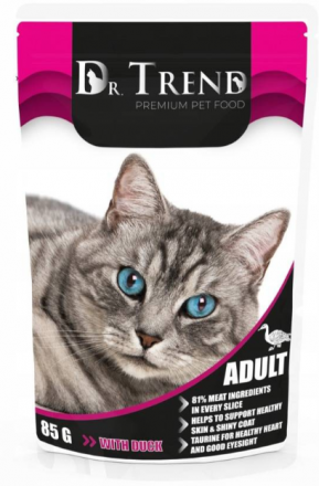 Dr. Trend | Karma mokra dla kotów | Saszetka 85g