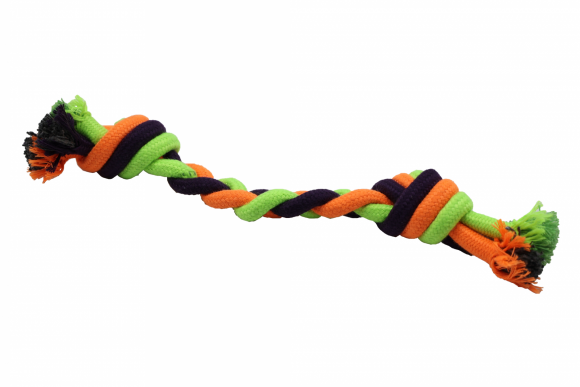 Bubu Pets | Zabawka dla psa sznur pleciony NEON 30cm