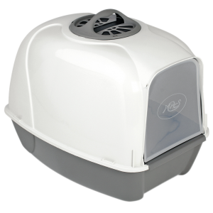 MPS PURRPRIVACY KRONO PLUS  | Kuweta dla kota zamykana szara 52x39x39cm