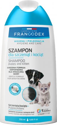 Francodex | Delikatny szampon dla kociąt i szczeniaków 250 ml