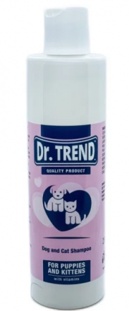 Dr. Trend | Szampon dla małych szczeniąt i kociąt | Opakowanie 250 ml
