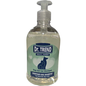 Dr. Trend | Szampon dla małych psów i kotów do codziennego stosowania | Opakowanie 500 ml