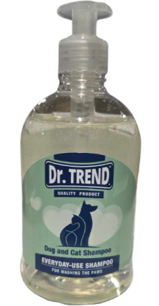 Dr. Trend | Szampon dla małych psów i kotów do codziennego stosowania | Opakowanie 500 ml