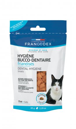 Francodex | Higiena jamy ustnej - przysmaki | Dla kotów i kociąt - 65g