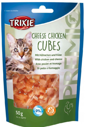 Trixie Premio | Cheese Chicken Cubes | Kurczak z serem 50g