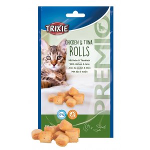 Trixie Premio | Chicken Tuna Roll | Przysmak dla kota kurczak i tuńczyk 50 g