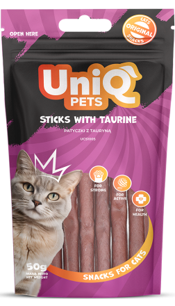 Uniq Pets | Miękkie przysmaki dla kota | Opakowanie 50g