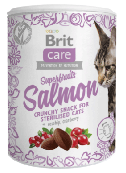 Brit Care Cat | Superfruits Snack Cat | Bezzbożowe przysmaki dla kota 100g